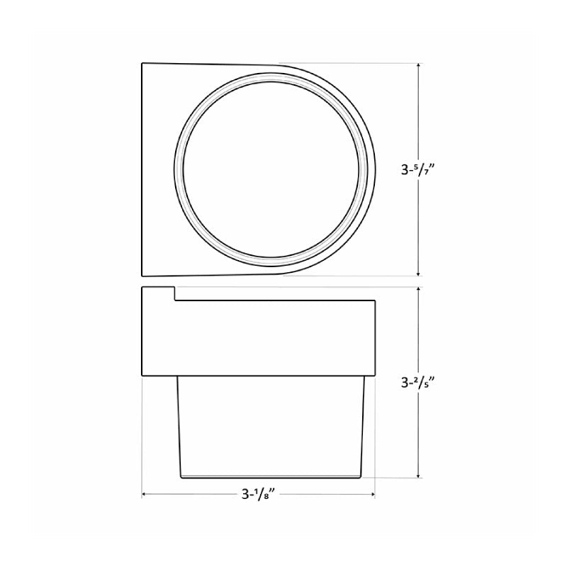 Westgate LVW-110-MCT 3W LED Outdoor Mini Wall Sconce, CCT Selectable, 200 Lumens, 12V