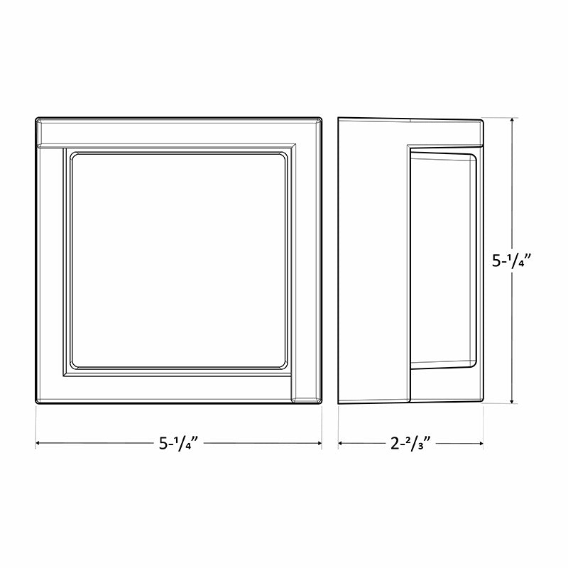 Westgate LVW-200-MCT 3W LED Outdoor Mini Wall Sconce, CCT Selectable, 200 Lumens, 12V