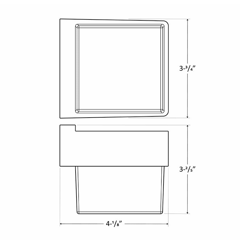 Westgate LVW-210-MCT 6W LED Outdoor Mini Wall Sconce, CCT Selectable, 400 Lumens, 12V