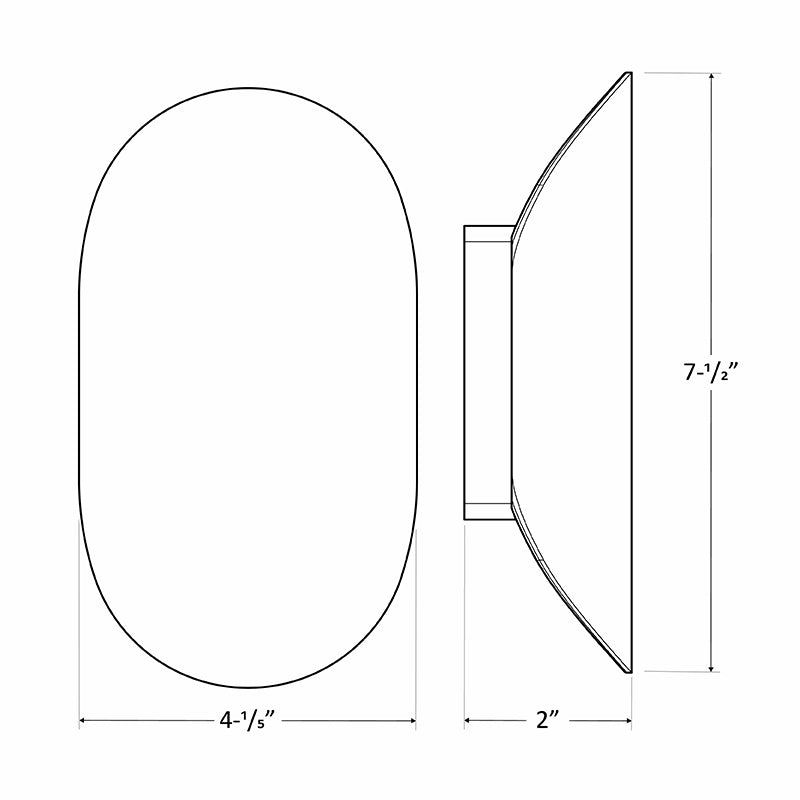Westgate LVW-310-MCT 6W LED Outdoor Mini Wall Sconce, CCT Selectable, 406 Lumens, 12V
