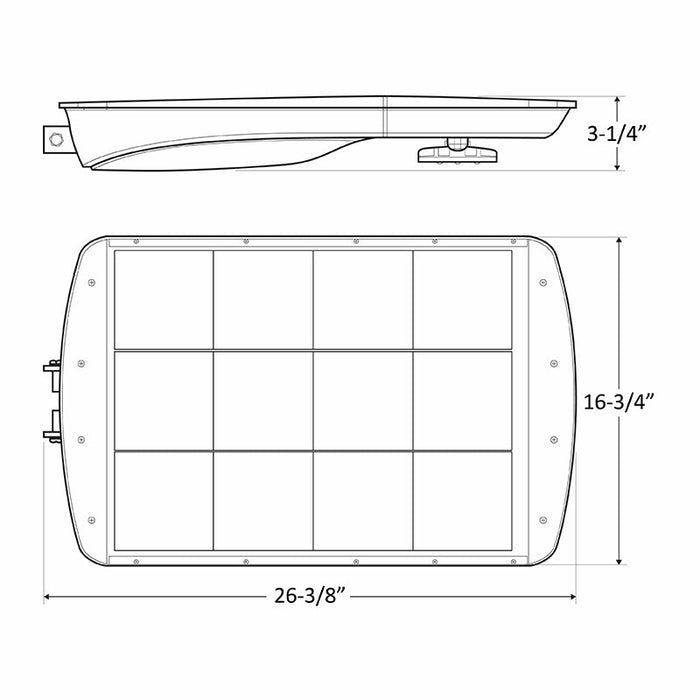 Westgate SOLF 36W LED Solar Flood Light, 5000K