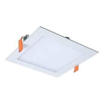 Foco empotrable LED Halo HLB6S de 6" con lente cuadrada y controlador remoto/caja de conexiones, 120-277 V
