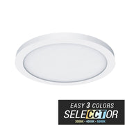 Elite RL791 7" Round Slim Surface Mount, 3CCT Selectable, 900 Lumens, 120V
