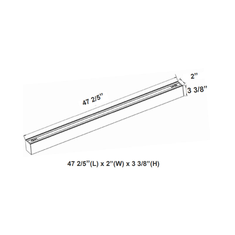 Westgate SCX2 4FT 40W LED Linkable Linear Light, CCT