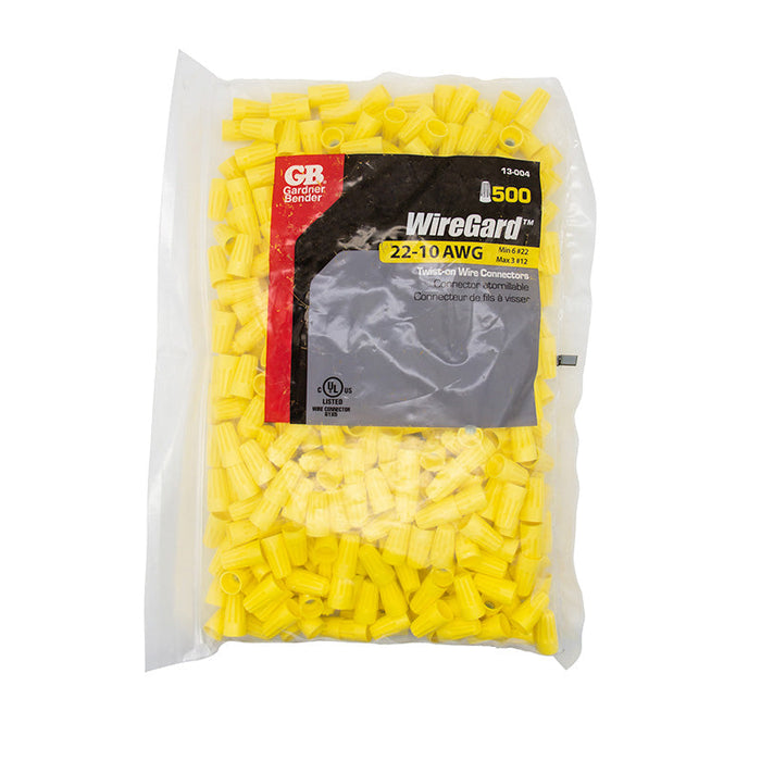Gardner Bender 13-004 WireGard High Performance Twist-on Wire Connector (500/Bag)