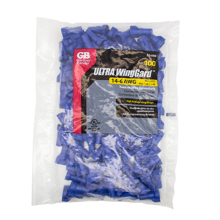 Gardner Bender 13-089 WingGard ULTRA, azul (100/bolsa)