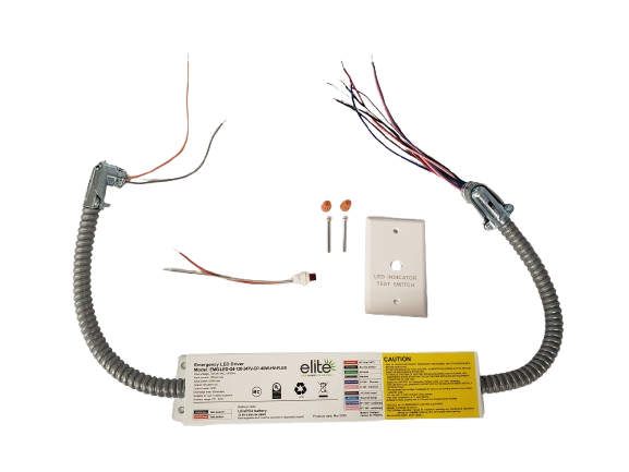 Elite Emergency LED Driver Remote Installation - EMG-LED-G4-120-347V-CP-40W-HV-FLEX