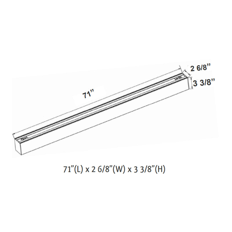 Westgate SCX 6FT 60W LED Indirect Linear Lights, CCT