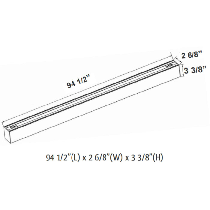 Westgate SCX 8FT 80W LED Indirect Linear Light, CCT