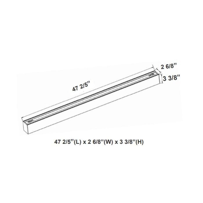 Westgate SCX 4FT LED Linear Lights, CCT, Louver Lens