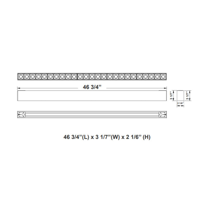 Westgate SCO 4FT 40W Micro Optic LED Linear Light, CCT