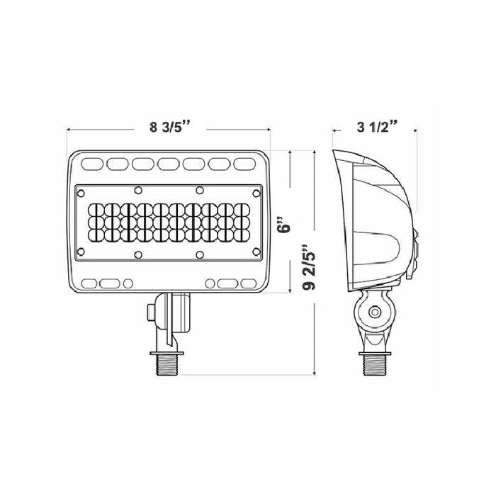 Westgate LF4 50W 12V Integrated LED Wall Wash Light, 3000K