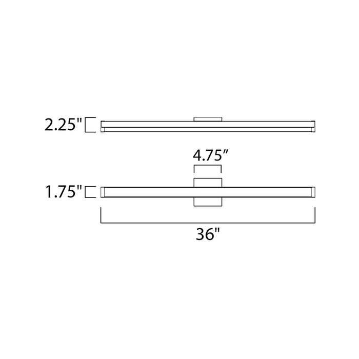 Maxim 52006 Spec 36" LED Bath Vanity