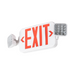 Energetic EXCA-DRG LED Exit & Emergency Combo with Battery Backup, Single or Double Face, 120/277V, White Finish