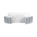 Energetic EXEM-A Dual Head LED Emergency Light with Battery Backup, 120/277V, White Finish