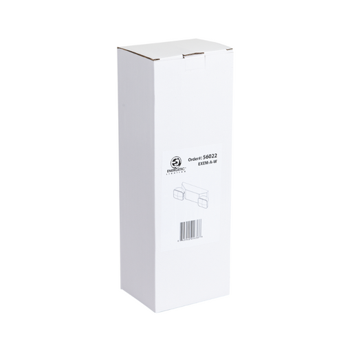 Energetic EXEM-A Dual Head LED Emergency Light with Battery Backup, 120/277V, White Finish