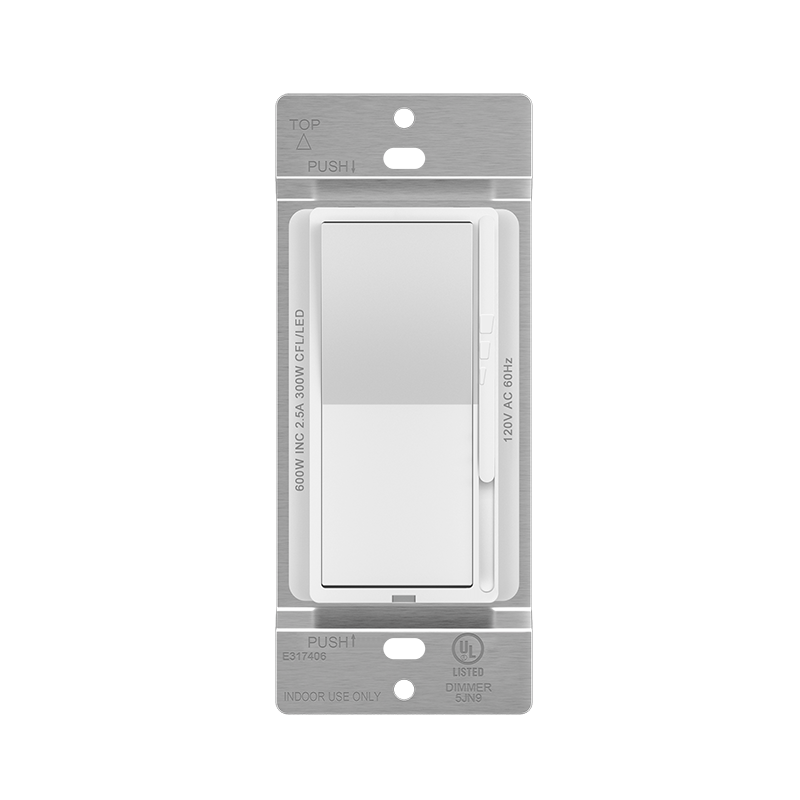 Interruptor regulador de intensidad para CFL/LED unipolar/tridireccional Enerlites 57300