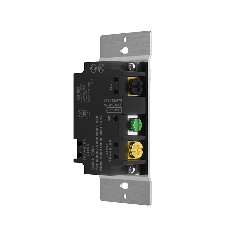 Interruptor regulador de intensidad para CFL/LED unipolar/tridireccional Enerlites 57300