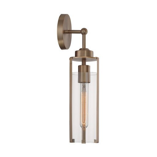 Nuvo 60-71 Marina 1-lt 17" Tall Wall Sconce - Burnished Brass