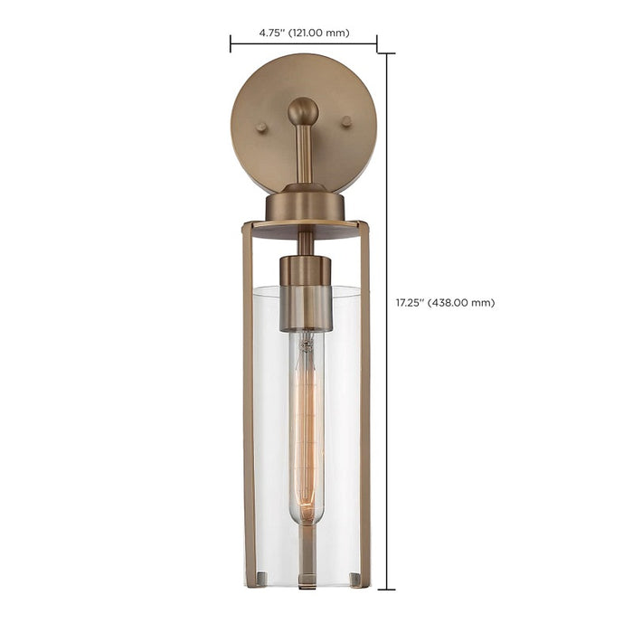 Nuvo 60-71 Marina 1-lt 17" Tall Wall Sconce