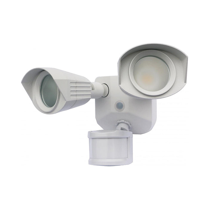 Nuvo 65-217 20W LED Dual Head Security Light with Motion Sensor, 4000K