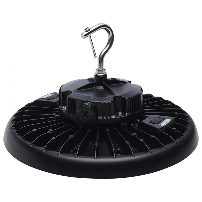 65-771R3  LED UFO HIGHBAY  WATT ADJ, 150W/175W/200W and CCT Selectable 3K/4K/5K LED UFO High Bay; 120-347 Volt; Black Finish