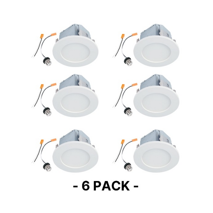 Halo CJB6R - Downlight LED 2 en 1 de 6" con caja de conexiones integrada, CCT seleccionable