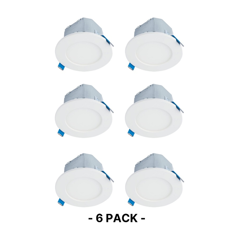 Halo CJB6 6" LED Canless Integrated JBox Downlight, CCT Selectable, 920 Lumens, Dimmable, 120V,  Title 24