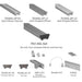 Alberko 703ASL Medium-Sized Low-Profile LED Channel