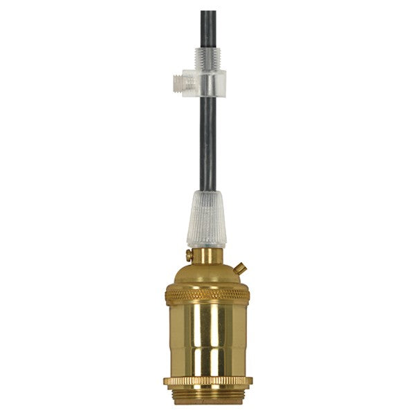 Satco Medium base lampholder w/New Ground Screw for 3 Wires