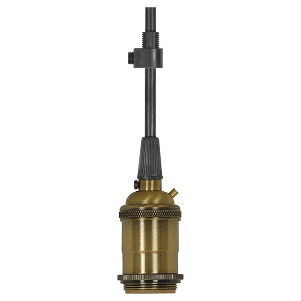 Satco Medium base lampholder w/New Ground Screw for 3 Wires