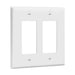 Enerlites 8832M 2-Gang Decorator/GFCI Mid Size Wall Plate