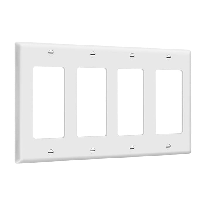 Placa de pared decorativa/GFCI Enerlites 8834 de 4 unidades