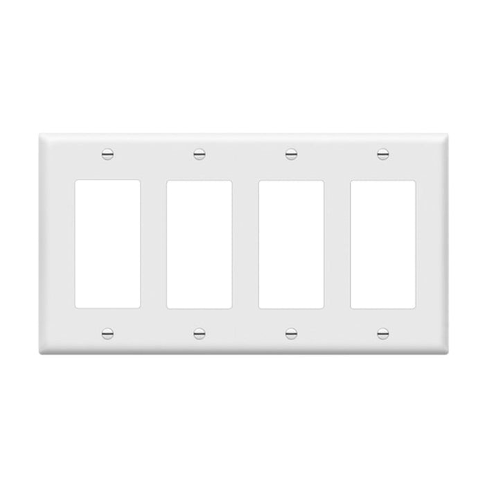 Placa de pared decorativa/GFCI Enerlites 8834 de 4 unidades