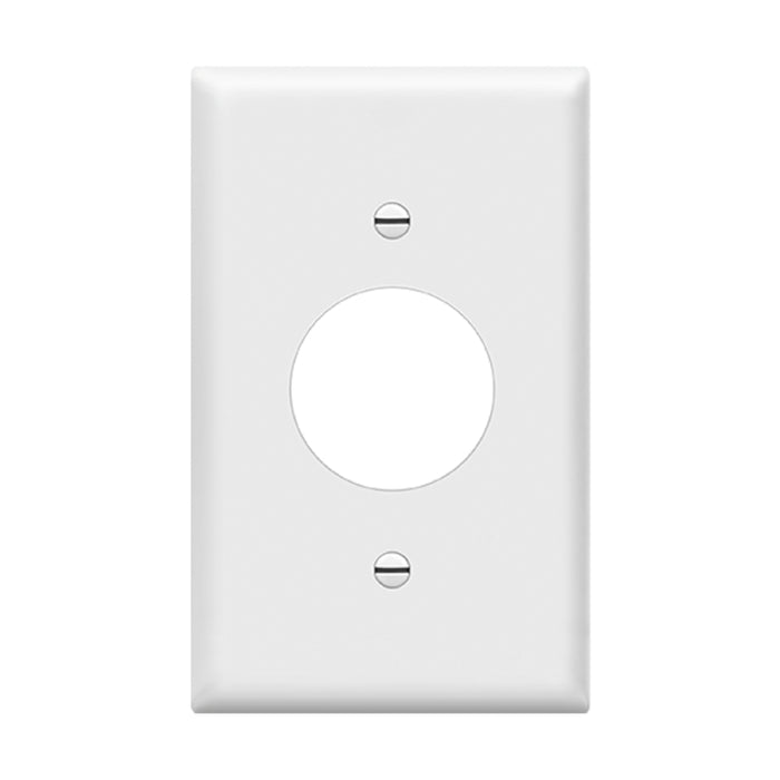 Placa de pared blanca Enerlites 8851 para un solo receptáculo de 1 unidad (paquete de 10)