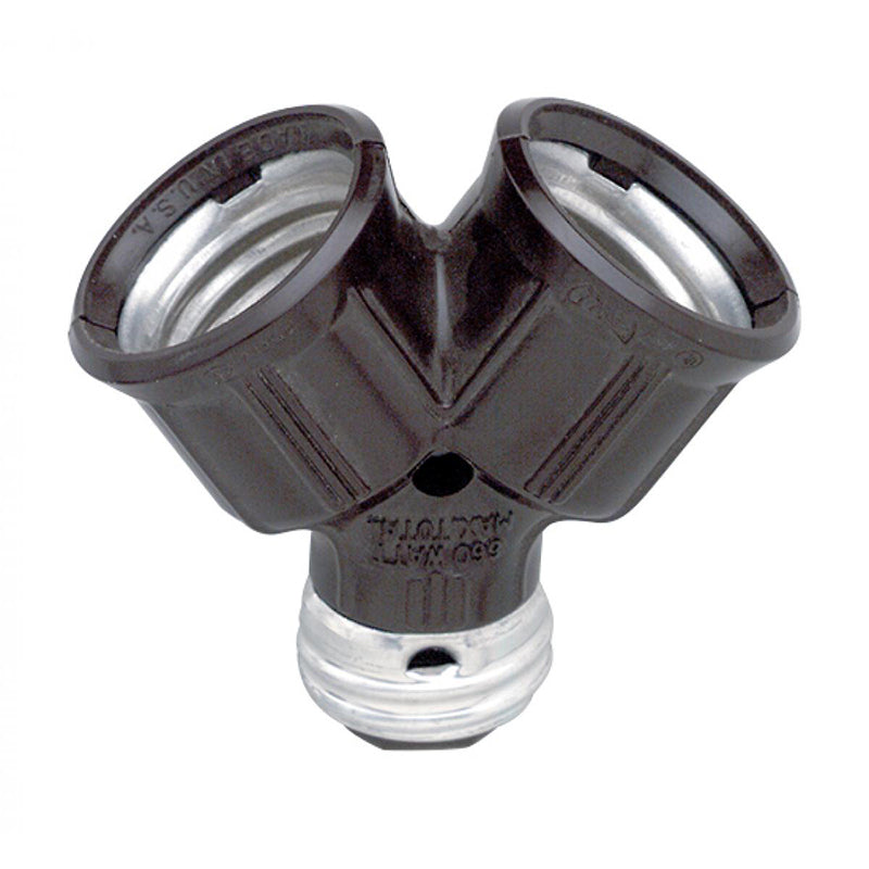 Satco 90-1121 Single to Twin Lampholder