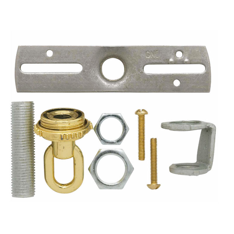 Satco Ribbed Canopy Kits - Center Hole 1-1/16"