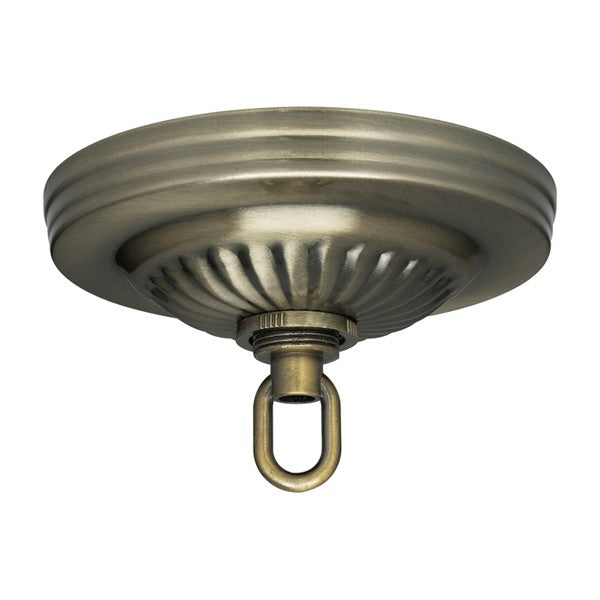 Satco Ribbed Canopy Kits - Center Hole 1-1/16"