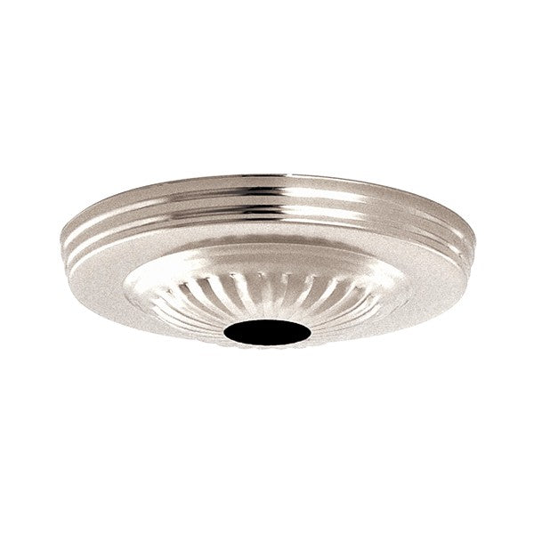 Satco Ribbed Canopy Kits - Center Hole 1-1/16"
