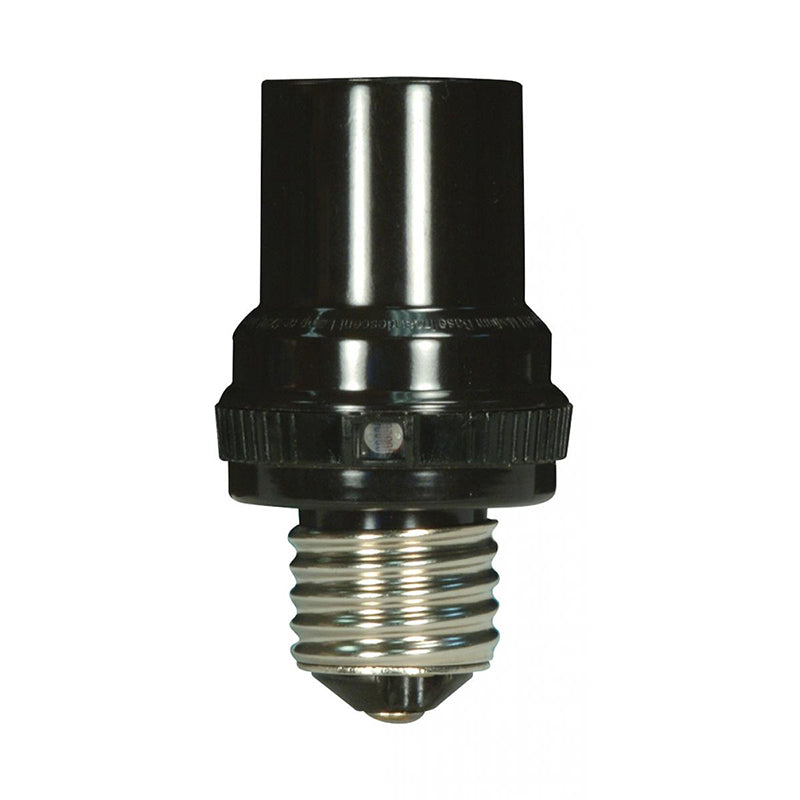 Satco 90-2604 Medium to Medium E26 - E26 Adapter with Photocell
