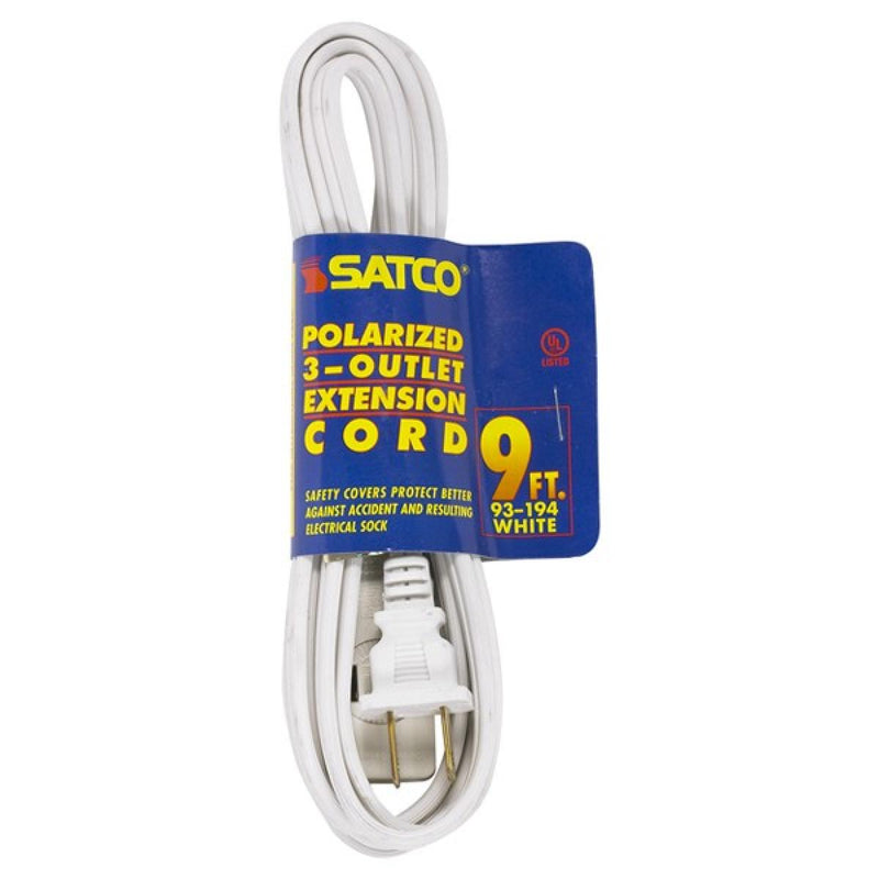 Satco 9-ft 3 Outlet Indoor Extension Cords