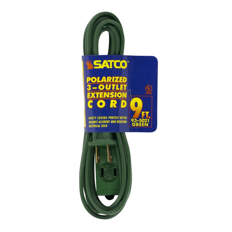 Satco 9-ft 3 Outlet Indoor Extension Cords