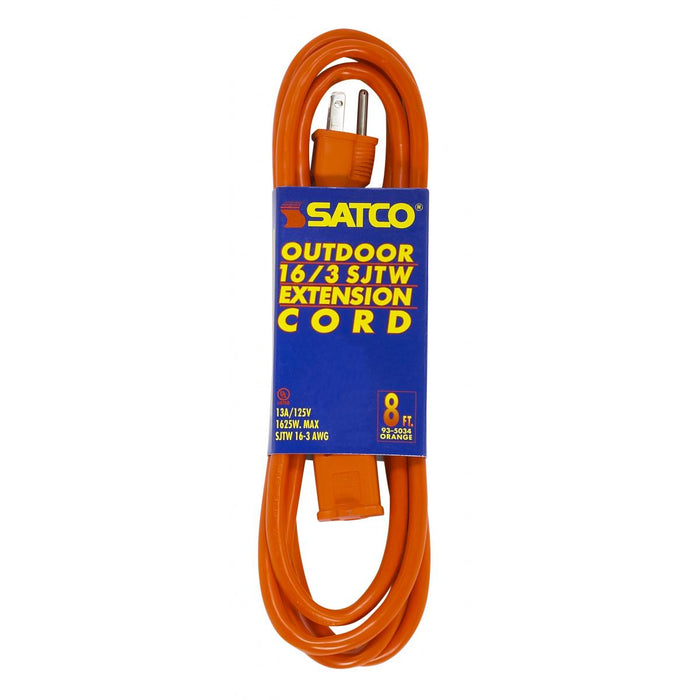 Satco 93-5034 8ft Outdoor Extension Cords