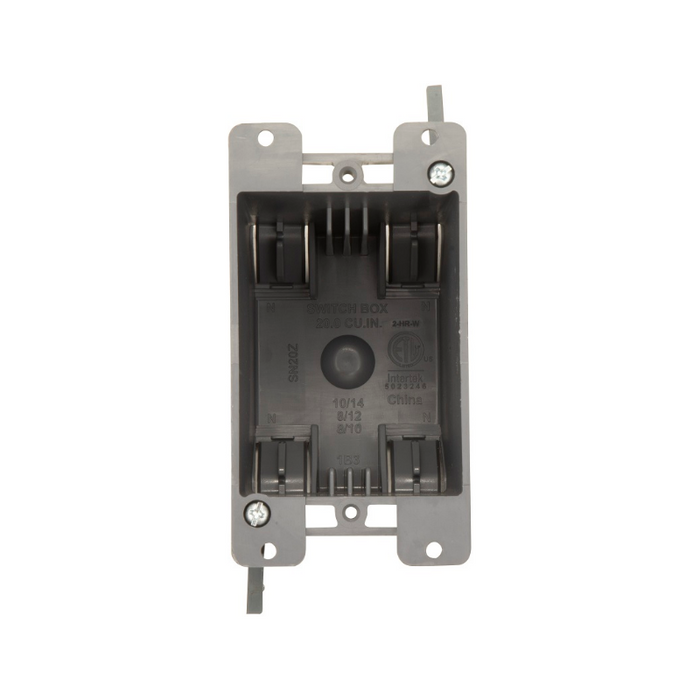 Energetic EPB-1G20 20 cu Single-Gang Old Work Electrical Switch and Outlet Box