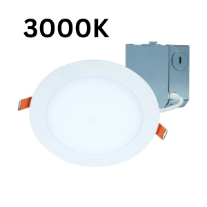 Halo HLBE6 6" Ultra-Slim LED Downlight, New Construction/Remodel Integrated LED Recessed Light Kit, 3000K, 900 Lumens, 120V