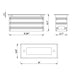 Westgate CIGL-9-MCT 9" 5W LED Linear Architectural Inground Lights, 3CCT Selectable, 420 Lumens