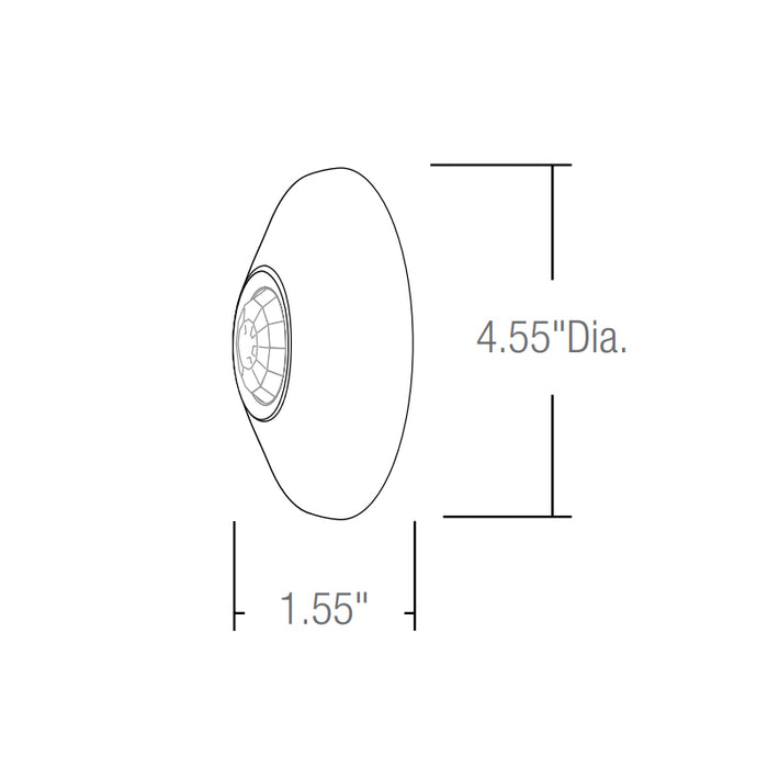 Sensor Switch Ceiling Mount Sensor - Line Voltage, Small Motion / Standard Range 360° Lens