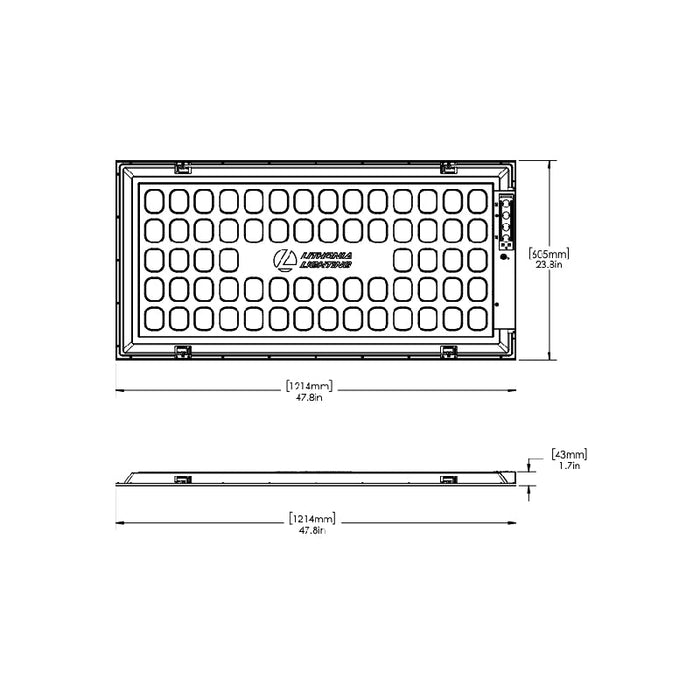 Lithonia CPX 2x4 LED Flat Panel, Switchable Lumens 3500LM/4300LM/5500LM, Switchable CCT 3500K/4000K/5000K, 80+CRI,  120-277V