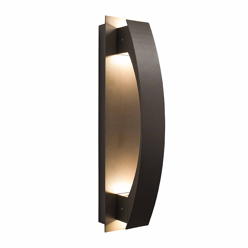Westgate CRE-HL20-01 Crest Lunette 20W 20" Tall, LED Outdoor Wall Sconce, 100-277V