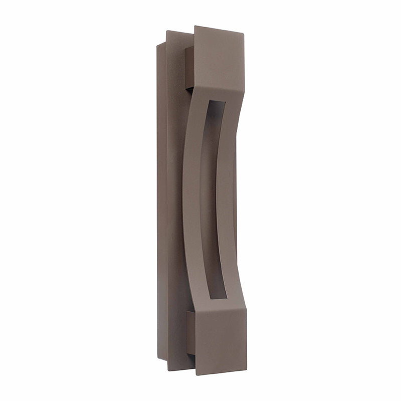 Westgate CRE-04 Crest Curve 10W 20" Tall, LED Outdoor Wall Sconce, 100-277V